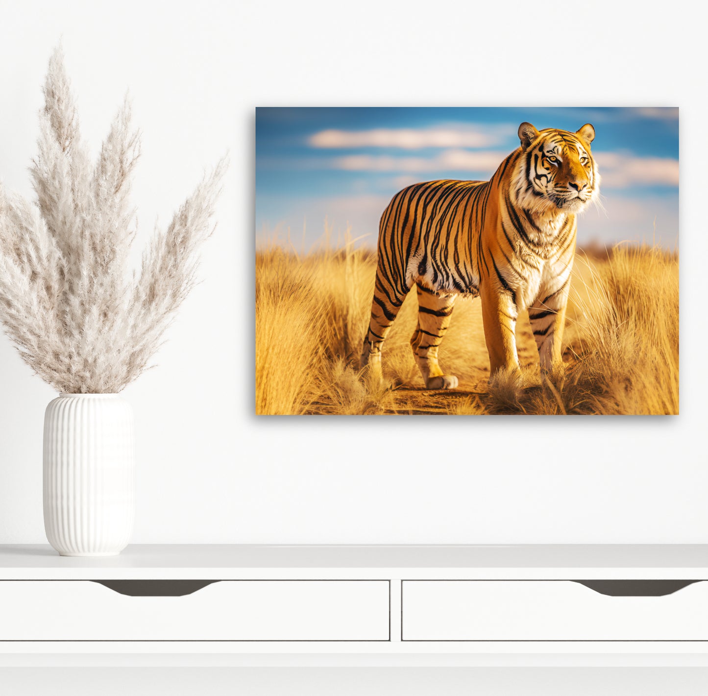 tiger aesthetic wall decor painting