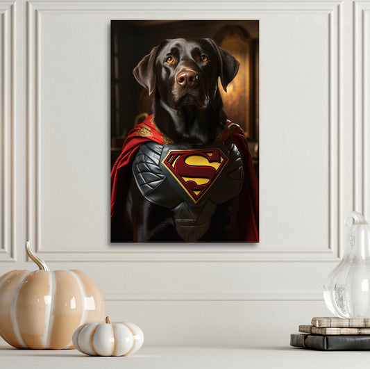 Black Labrador Retriever aesthetic halloween art