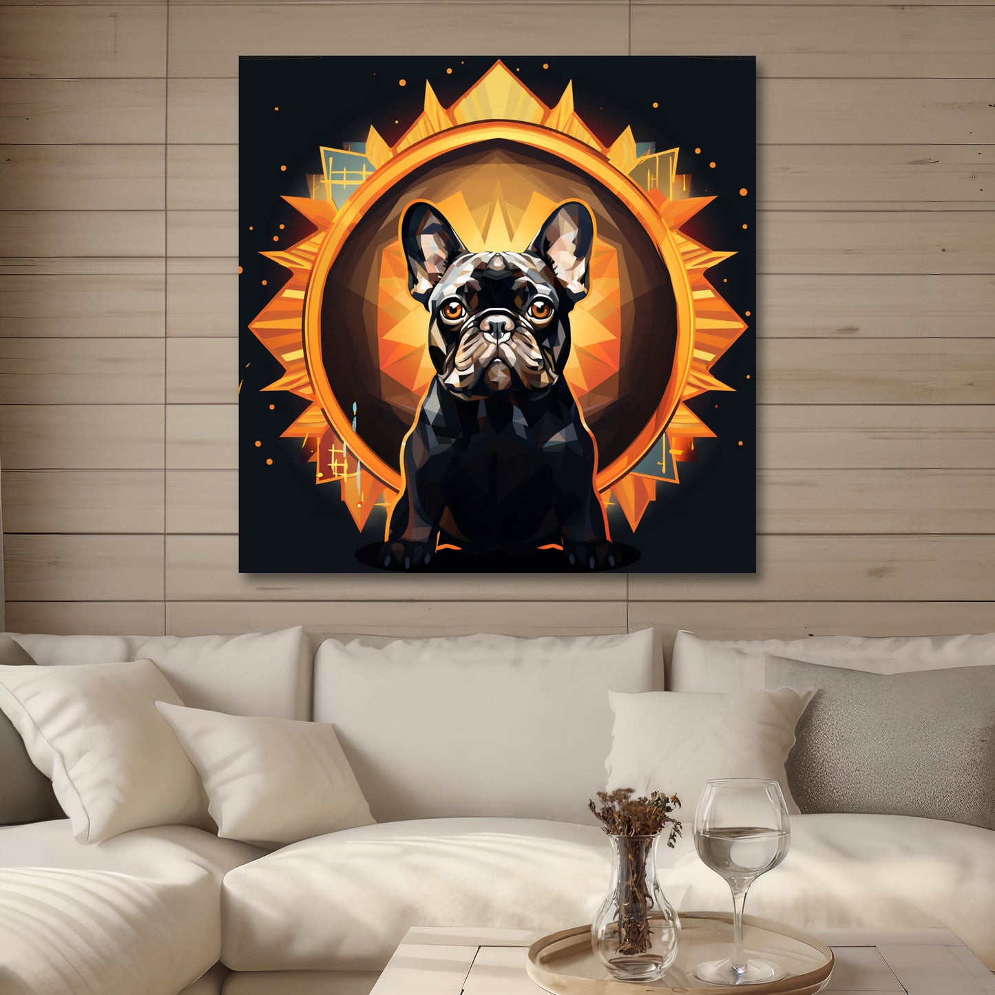 bulldog art decor ideas